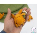 5cm Felt Monster Keyring