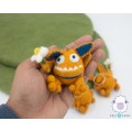 5cm Felt Monster Keyring