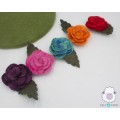 9cm Felt Flower Brooch