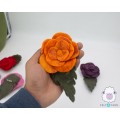 9cm Felt Flower Brooch