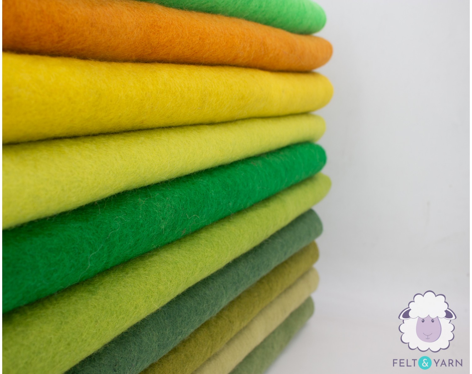 9x12 inch St. Patricks Theme Felt Sheet [ DIY Material ] - Felt & Yarn