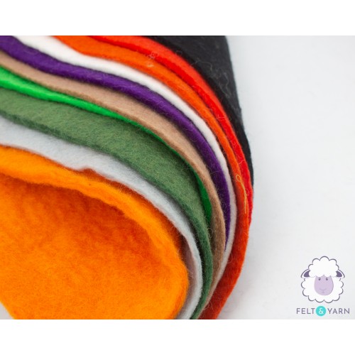 9x12 inch Halloween Theme Felt Sheet
