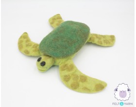 Wool Felt Tortoise Dog Toy