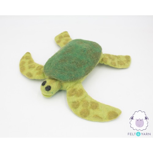 Wool Felt Tortoise Dog Toy