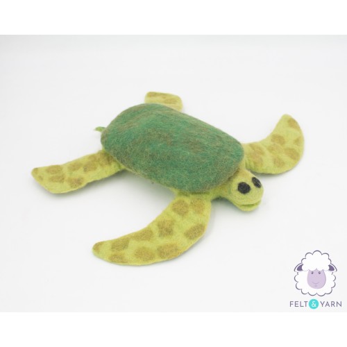 Wool Felt Tortoise Dog Toy