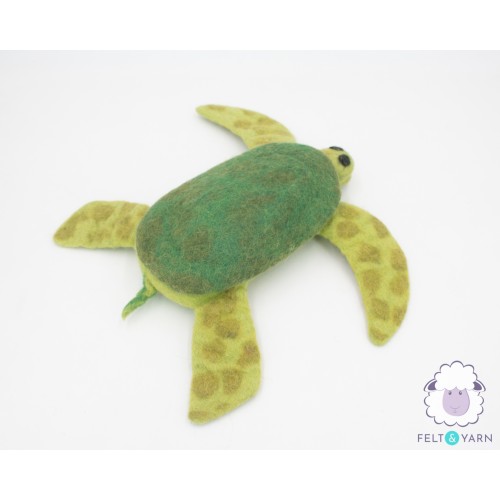 Wool Felt Tortoise Dog Toy