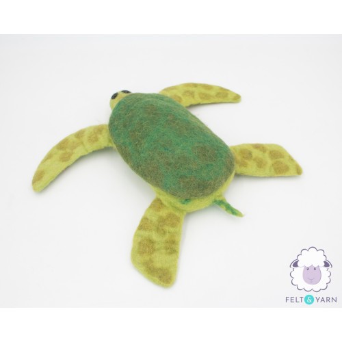Wool Felt Tortoise Dog Toy