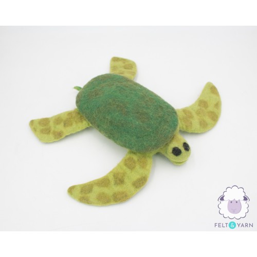 Wool Felt Tortoise Dog Toy