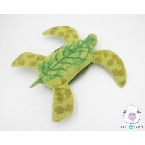 Wool Felt Tortoise Dog Toy