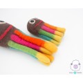 17 cm and 30 cm Felt Octopus Dog Toy