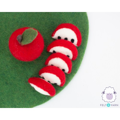 5cm Felt Apple Slice