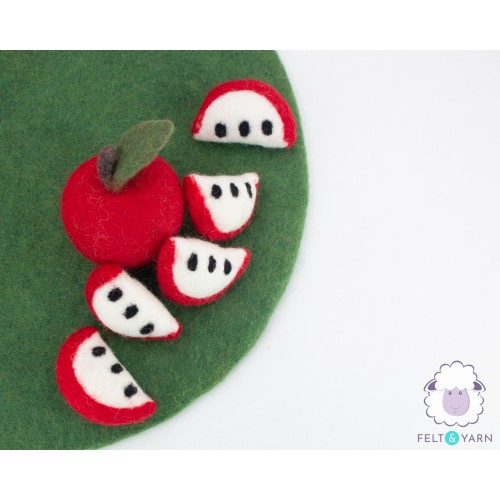 5cm Felt Apple Slice