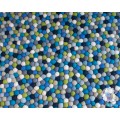 Lime and Mint Felt Ball Rug