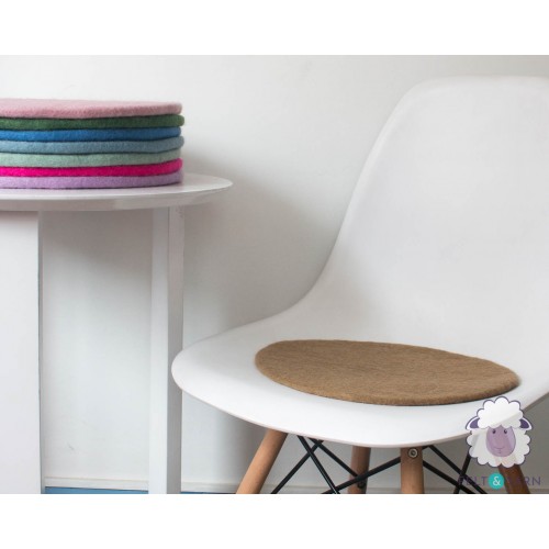 Plain Color Wool Felt Seat Pads