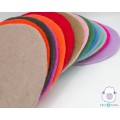 Plain Color Wool Felt Seat Pads