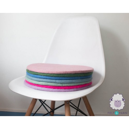 Plain Color Wool Felt Seat Pads