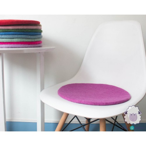 Plain Color Wool Felt Seat Pads