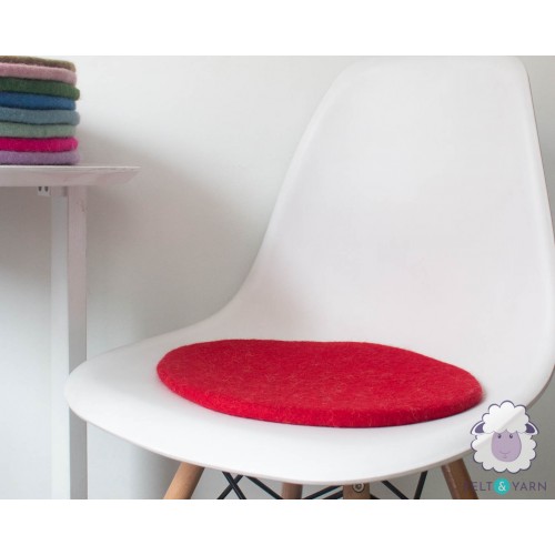 Plain Color Wool Felt Seat Pads