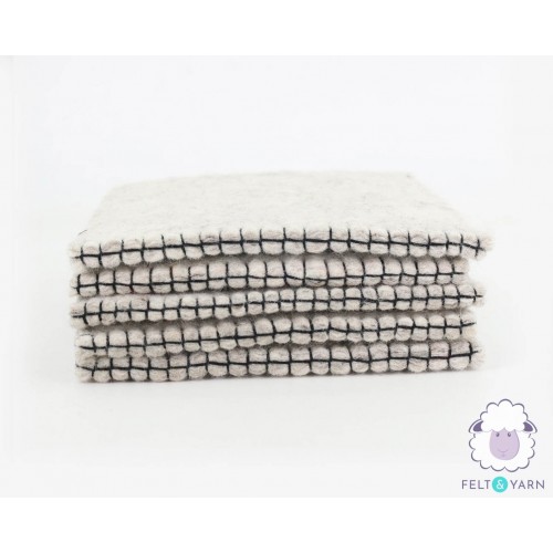 Natural Colored Felt Seat Pad