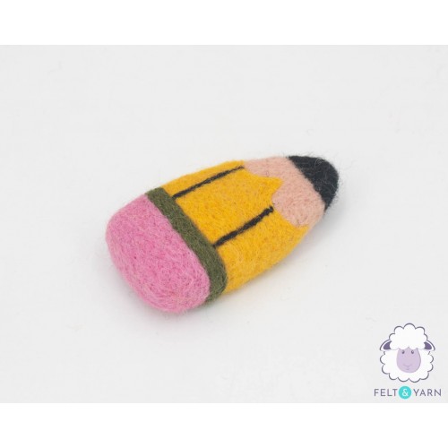 9x4cm Needle Felted Pencil