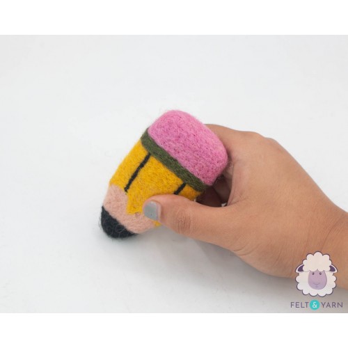 9x4cm Needle Felted Pencil