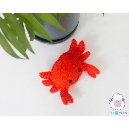 8cm Felt Crab