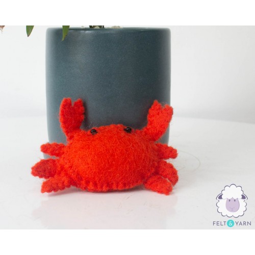 8cm Felt Crab