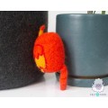 6cm Wool Fire Bird Phoenix