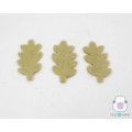 7cm Felt Oak Leaves