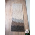 6x2ft Natural Wool Yoga Mat