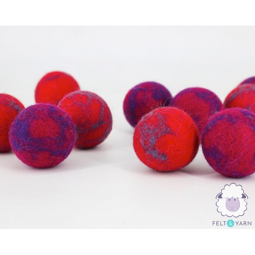 6cm Wool Tye Dye Cat Toy