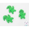 8cm Felt Oogie Boogie Green Halloween Ghost