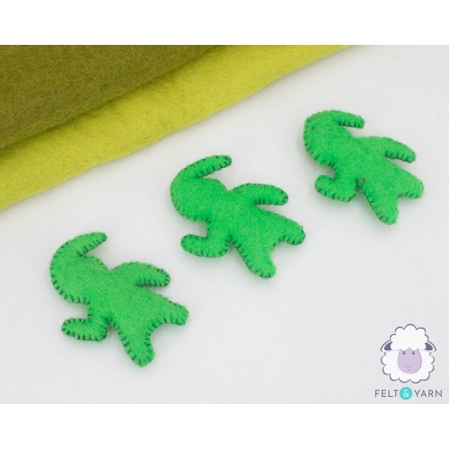 8cm Felt Oogie Boogie Green Halloween Ghost