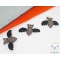 Cute Stitched Felt Bat - Felt and Yarn