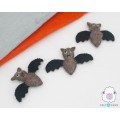 5cm Stitched Wool Felt Bat