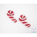 10cm Stitched Felt Candy Cane Ornament