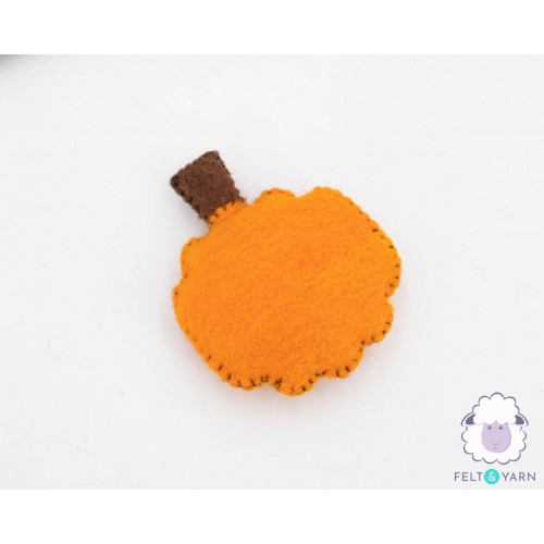 11cm Cute Stitch Felt Pumpkin Face