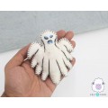 11x9cm Felt Halloween Spider Ghost Ornament
