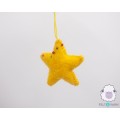 6cm Christmas Beaded Felt Star