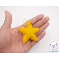 6cm Christmas Beaded Felt Star