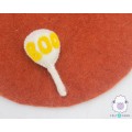 10cm Felt Halloween Spooky SpiderWeb and Boo Lollipop