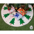 Felt Tree Skirt with Tree Design