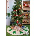 Felt Tree Skirt with Tree Design