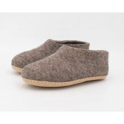 Natural Felt Ankle Boots