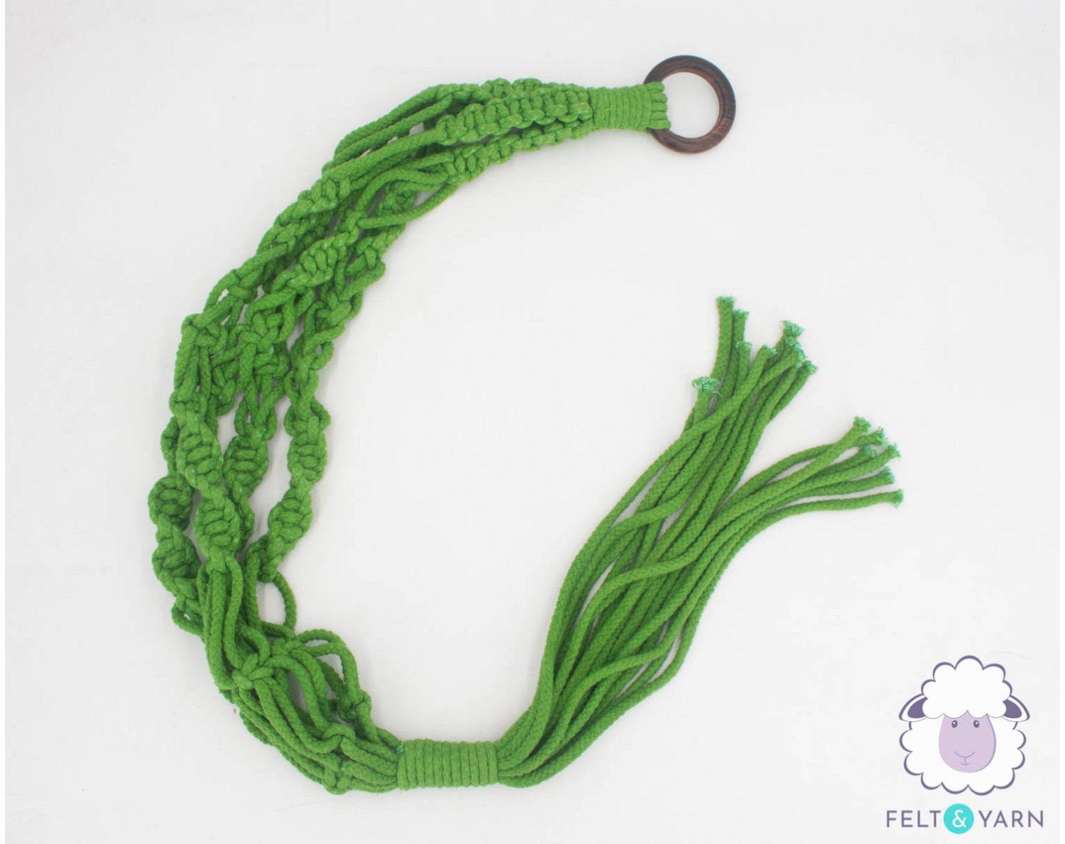 3ft Felt Plant Hanger Felt & Yarn