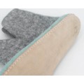 Gradient Mint Shade Felt Boot