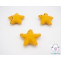 6cm Christmas Beaded Felt Star