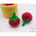 Wool Felt Red Tomato