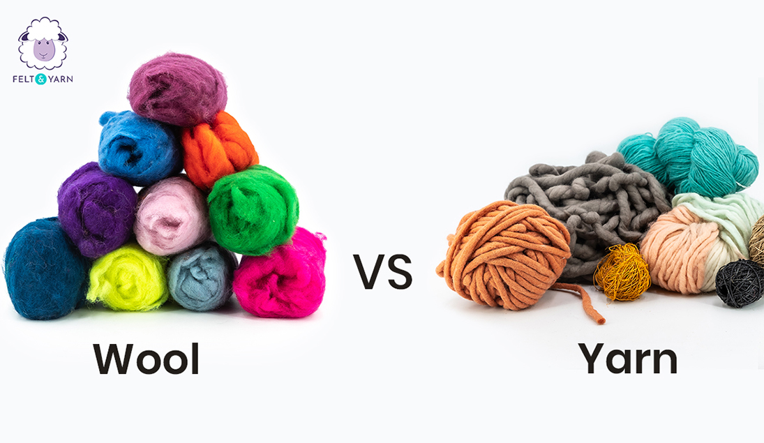 Are yarn and wool the same thing? - Felt and Yarn