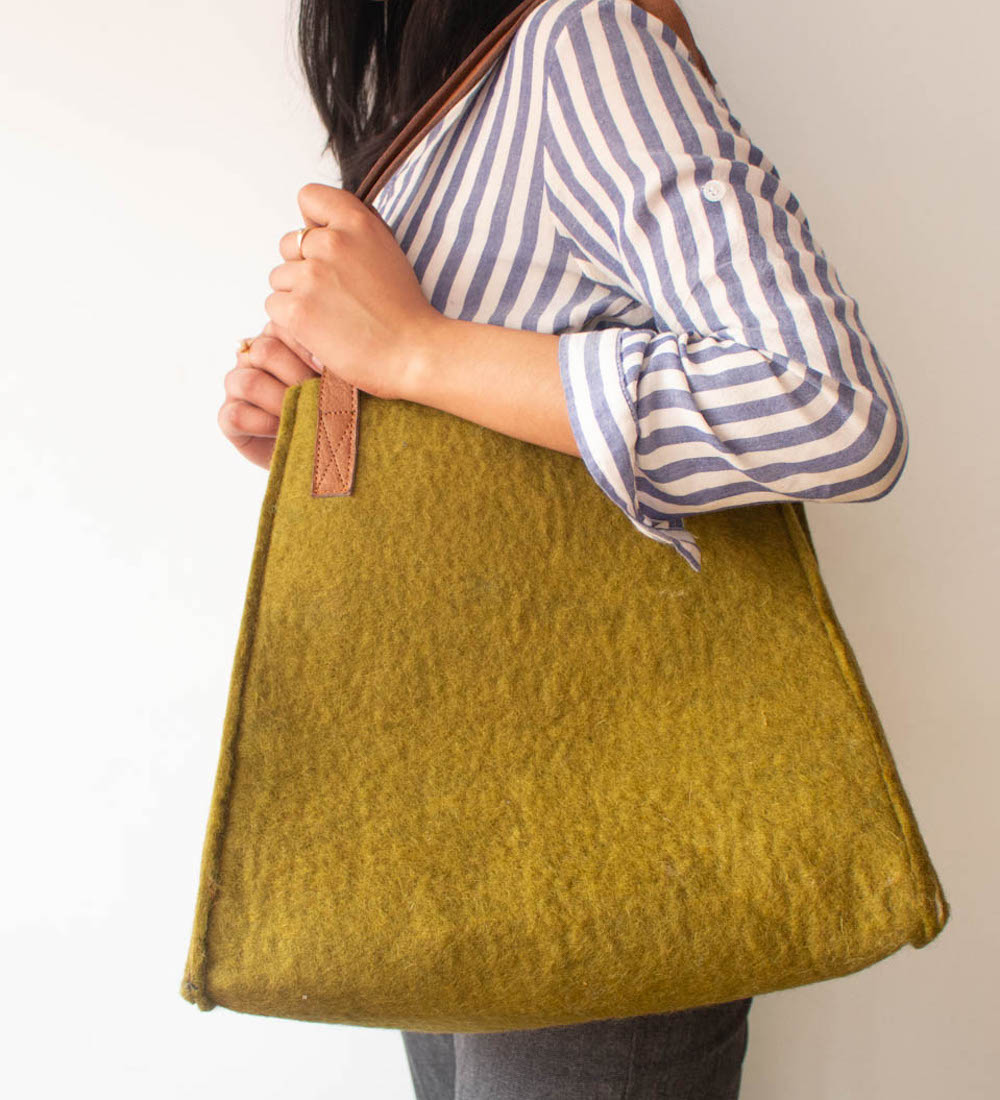 wool felt bag